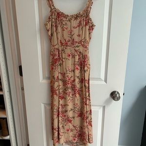 Lulus floral midi dress